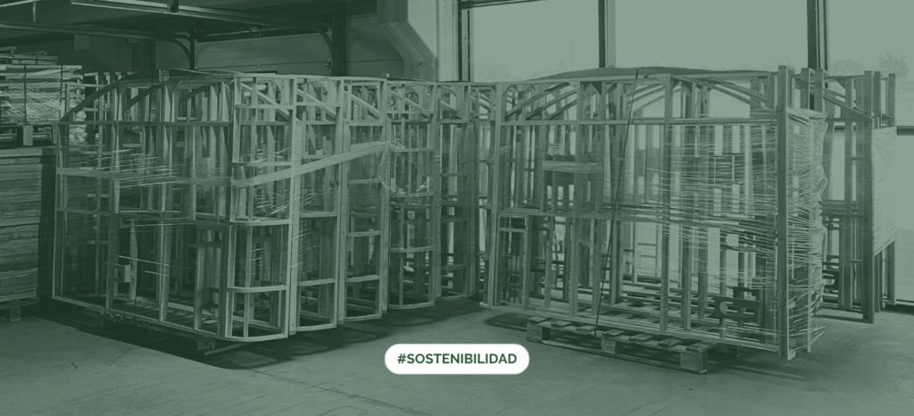 Economía circular en la fabricación de armazones de madera